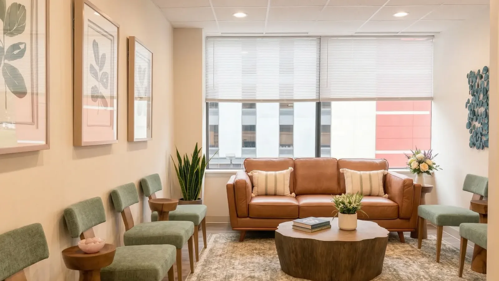Anna Health Fairfax Arlington Boulevard waiting lounge