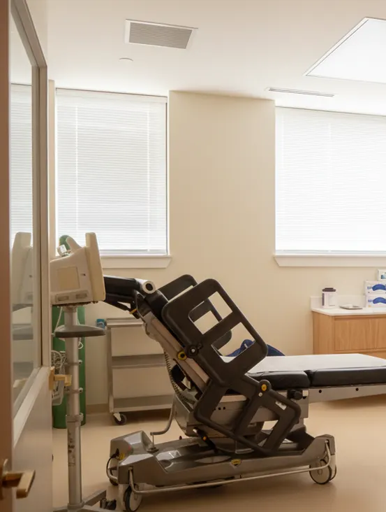 Provider consulting with a patient about cosmetic gynecology options