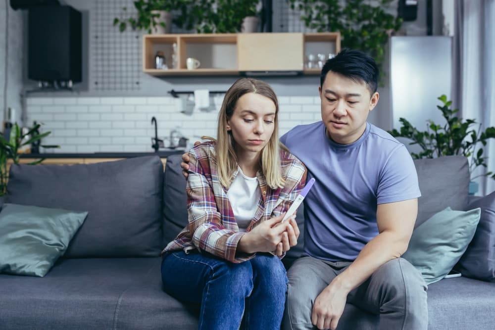 couple struggling to get pregnant a second time